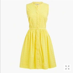 *NWT* J.Crew Factory Eyelet Shirt Dress